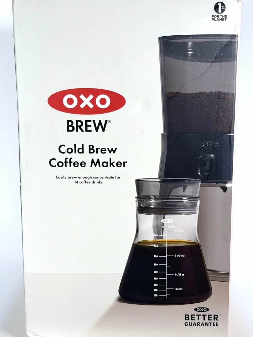 OXO Brew Cold Brew Coffee Maker 40 oz Glass Carafe Model 1272880